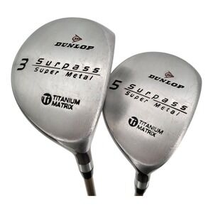 Dunlop Surpass Titanium Matrix 3 and 5 Fairway Wood RH Ladies Graphite Shafts